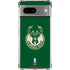 NBA Milwaukee Bucks Green Distressed Google Pixel 7a Clear Case
